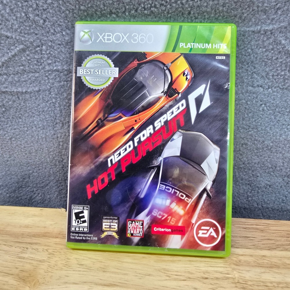 Need‎ for Speed Hot Pursuit Xbox 360 Platinum Hits Racing Game EA Criterion